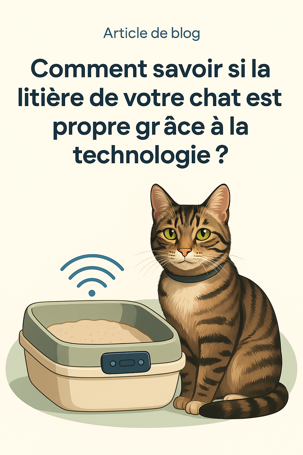 Environnement optimal pour chat avec contrôle température et humidité